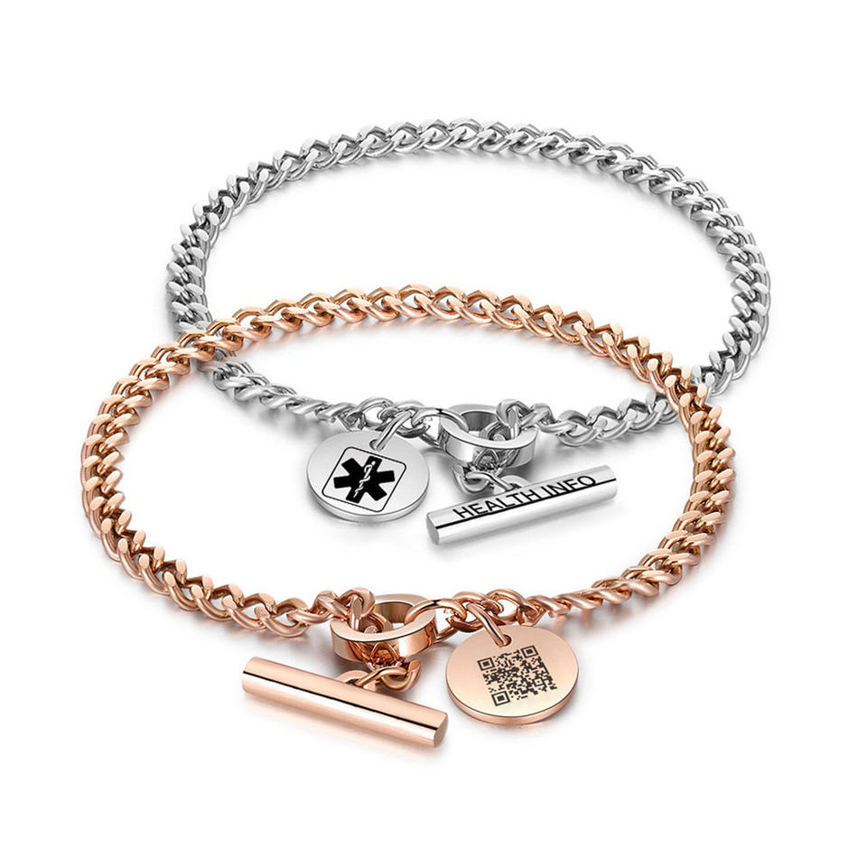 Pulsera con dije SafeID